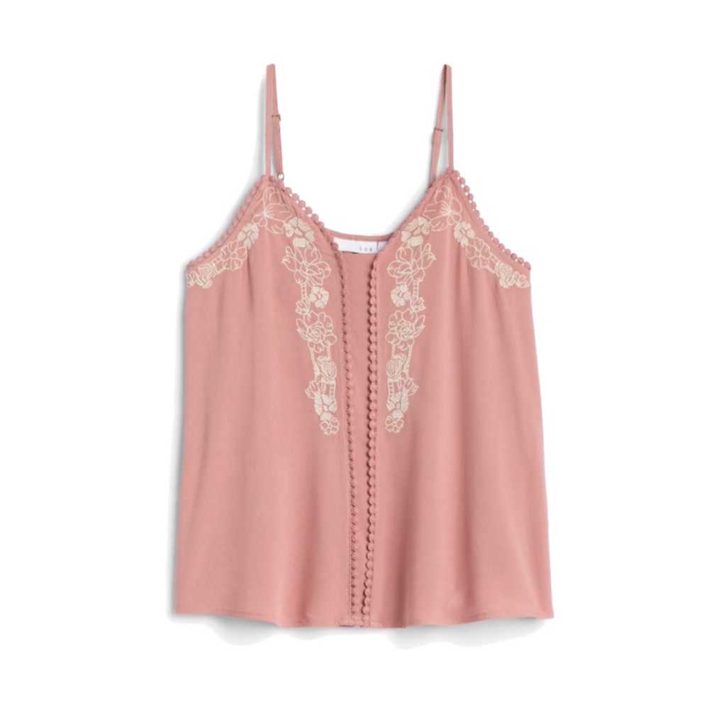 🎉NWT🎉LUQ Grace Embroidered Cami🎉
